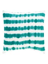 Surya Suji Pillow Cover In Teal/white