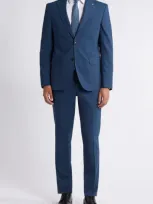 Ted Baker London Ralph Extra Slim Fit Solid Teal Stretch Wool Suit