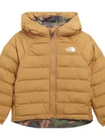 The North Face Kids' 1992 Reversible Nuptse Jacket Sulphur Moss In Khaki