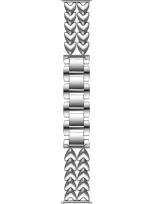 The Posh Tech Crush Hearts Apple Watch® Bracelet Watchband In Silver