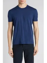 Tom Ford Short Sleeve Crewneck T-shirt In Bright Blue