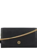 Tory Burch Robinson Clutch In Black