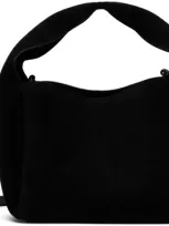 Totême Leather Bucket Bag In Black