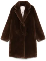 Valentini 1972 Faux-fur Coat In Brown