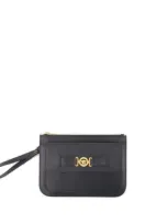 Versace Small Medusa Biggie Clutch In Black