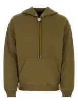 Versace Army Green Cotton Sweatshirt