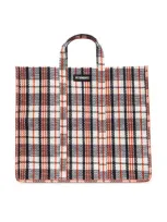 Vetements Barbes Logo Patch Tote Bag In Multi