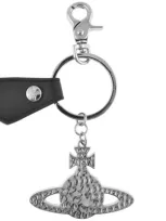 Vivienne Westwood Orb Keyring In Silver