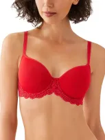 Wacoal Embrace Lace Contour Bra In Equestrian