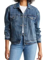 Walter Baker Shawna Denim Jacket In Dark Wash