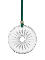 Waterford New Year Disc Firework Ornament In Clear