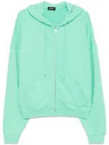 We11 Done Around Zip-up Jacket In Green