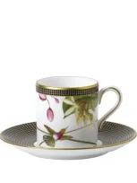 Wedgwood Hummingbird Espresso Cup And Saucer In Multi