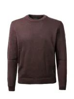 Zanone Virgin-wool Sweater In Brown