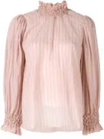 Karen Walker Theon Blouse In Pink