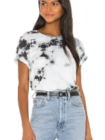 Michael Lauren Hall Vintage Tee In Black & White Tie Dye