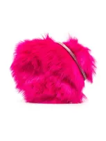 Billieblush Kids' Faux-fur Trimmed Bag In Pink