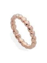 Monica Vinader Nura Teardrop Eternity Ring In Rose Gold