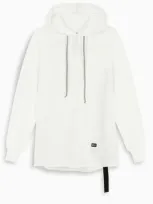 Drkshdw White Cotton Hoodie