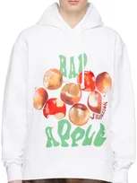 Jw Anderson Bad Apple Hoodie In White