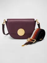 Oryany Lottie Saddle Leather Crossbody Bag In Brown