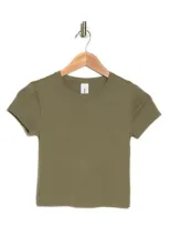 Abound Short Sleeve Baby Tee In Green Lichen