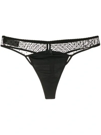 Marlies Dekkers Peekaboo Thong In Black