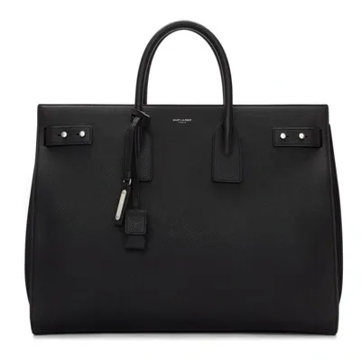 Saint Laurent Large Sac De Jour Souple Tote In Black