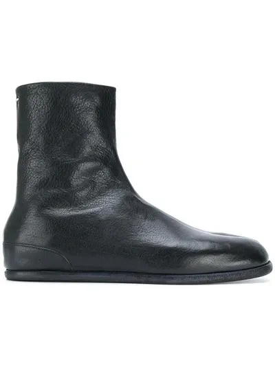 Maison Margiela Black Flat Tabi Boots