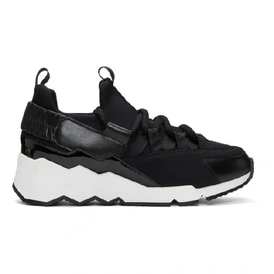 Pierre Hardy Trek Comet Lace-up Sneakers In Black