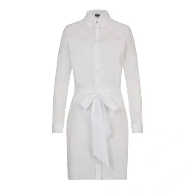 Sophie Cameron Davies White Cotton Shirt Dress