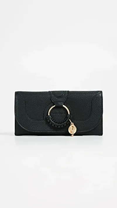 See By Chloé Hana Long Wallet In Black