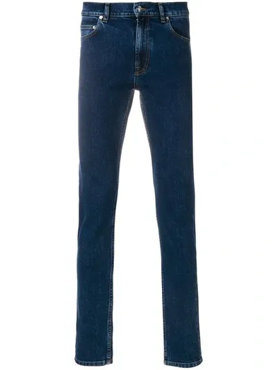 Kenzo Skinny Fitted Jeans In Blue