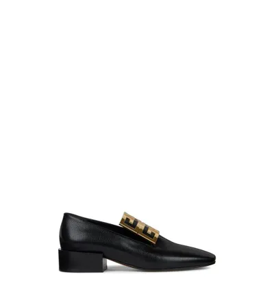 Givenchy 4g Buckled Loafers In Black