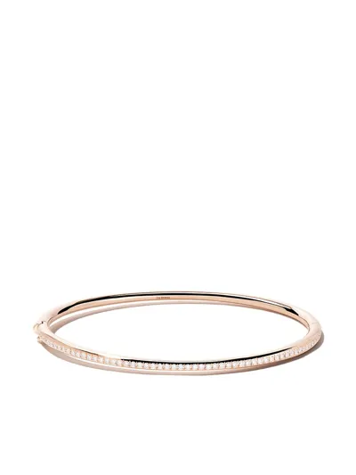 De Beers 18kt Rose Gold Micropavé Diamond Bangle