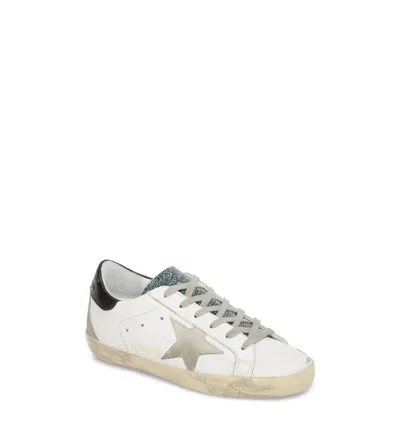 Golden Goose Superstar Leather Sneakers In White