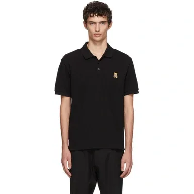 Moschino Black Teddy Toy Polo