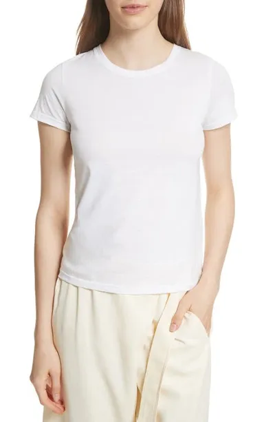 Vince Classic Short-sleeve T-shirt In Optic White