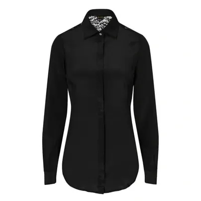 Sophie Cameron Davies Black Fitted Silk Shirt