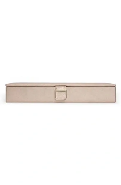 Wolf Palermo Safe Deposit Jewelry Box - Metallic In Rose