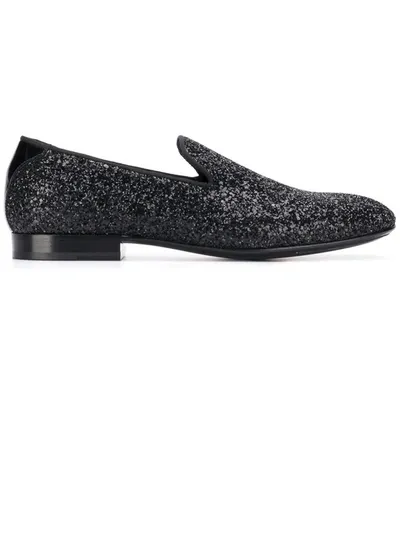 Jimmy Choo Thame Loafers In Black