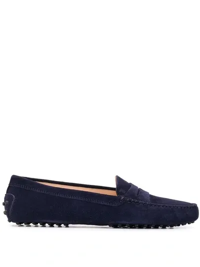 Tod's Gommino Loafers In Blue