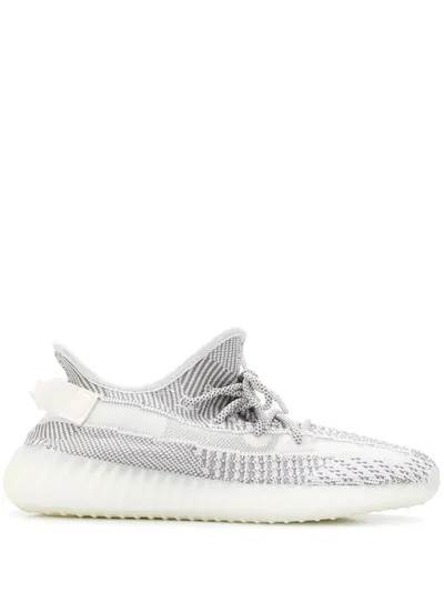 Yeezy White And Grey  Boost 350 V2 Sneakers