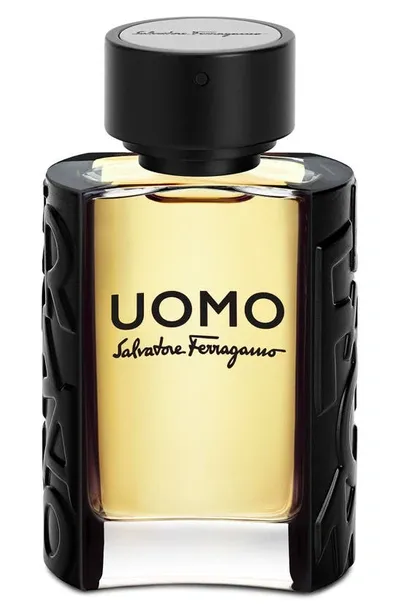 Ferragamo Uomo  Eau De Toilette - Size 3.4 Fl. Oz. In Black