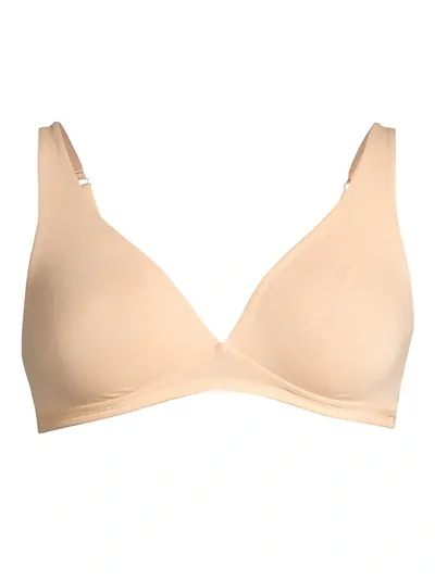 Hanro Cotton Sensation Soft Cup Bra In Skin