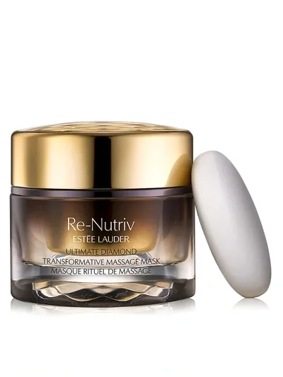 Estée Lauder Re-nutriv Ultimate Diamond Transformative Thermal Ritual Massage Mask, 50ml - One Size In Black / Creme