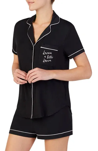 Kate Spade Short Pajamas In Black