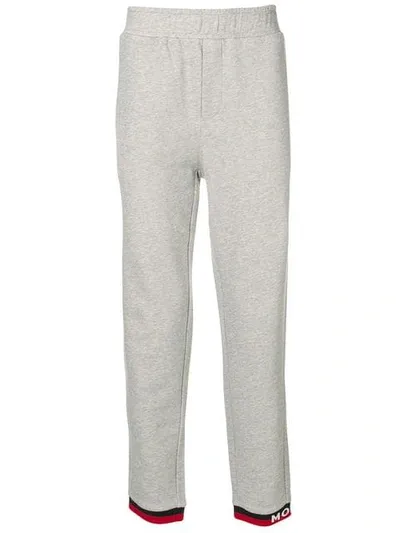 Moncler Elasticated Waist Track Pants In Grey