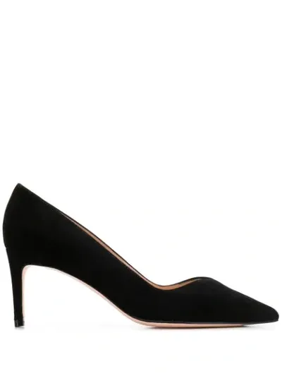 Stuart Weitzman Linsi 75mm Pointed-toe Pumps In Black