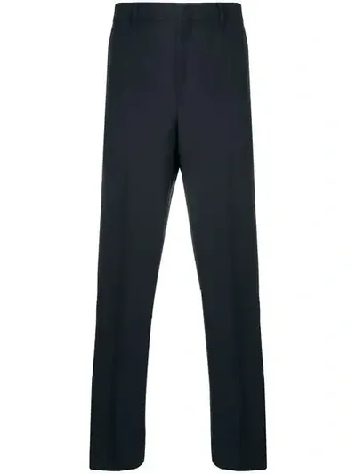 Golden Goose Tailored Straight-leg Trousers In Blue